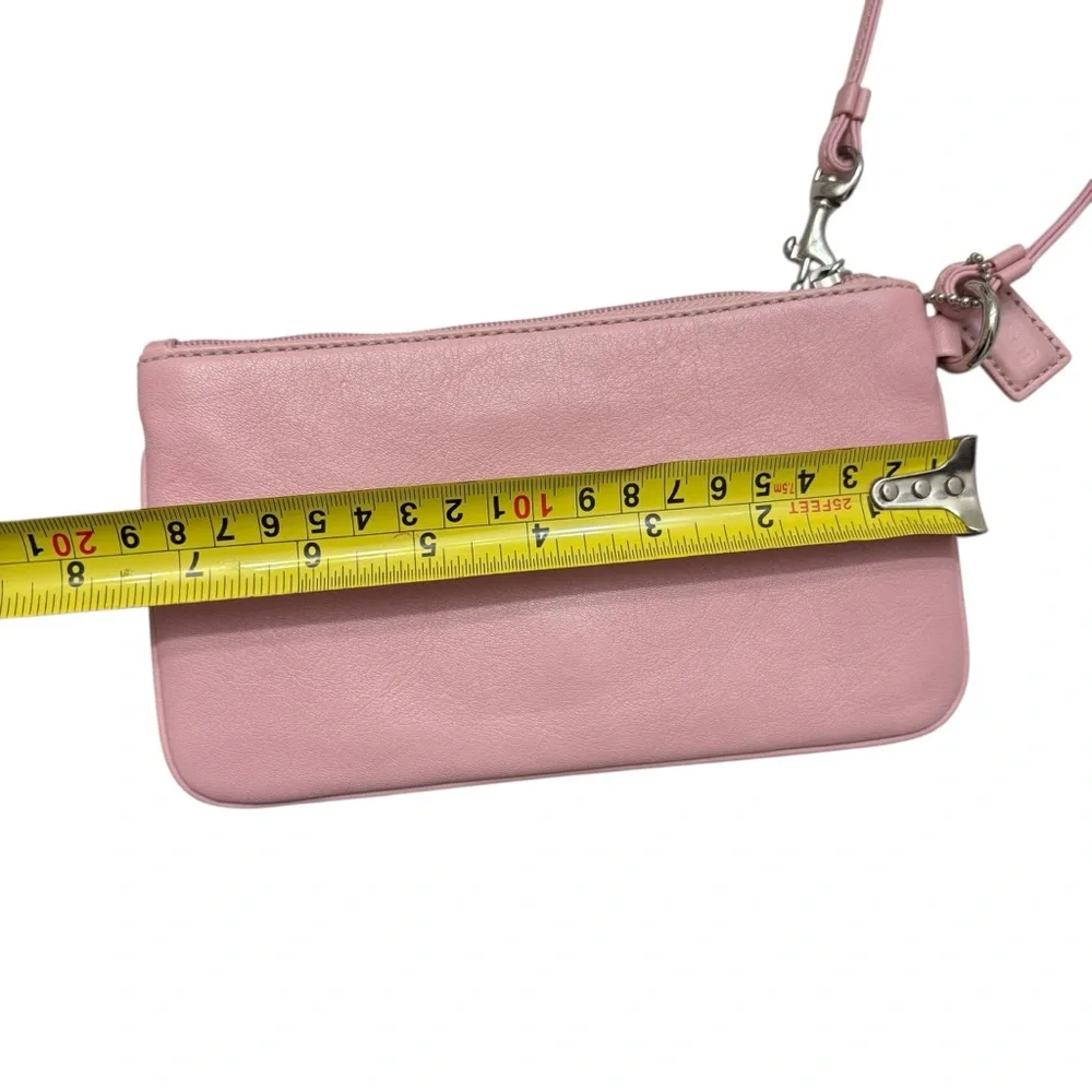 Coach vintage y2k RARE pink leather soho buckle clutch bag wristlet wallet Wow! - Picture 6 of 10